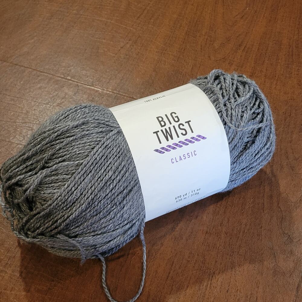 BIG TWIST Clossic Gray 11oz 690 yards (310 gr 630m) New, with tag